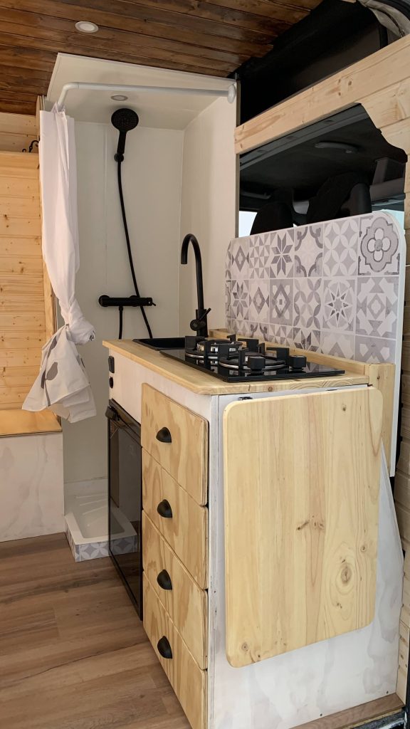 galería ducha + cocina